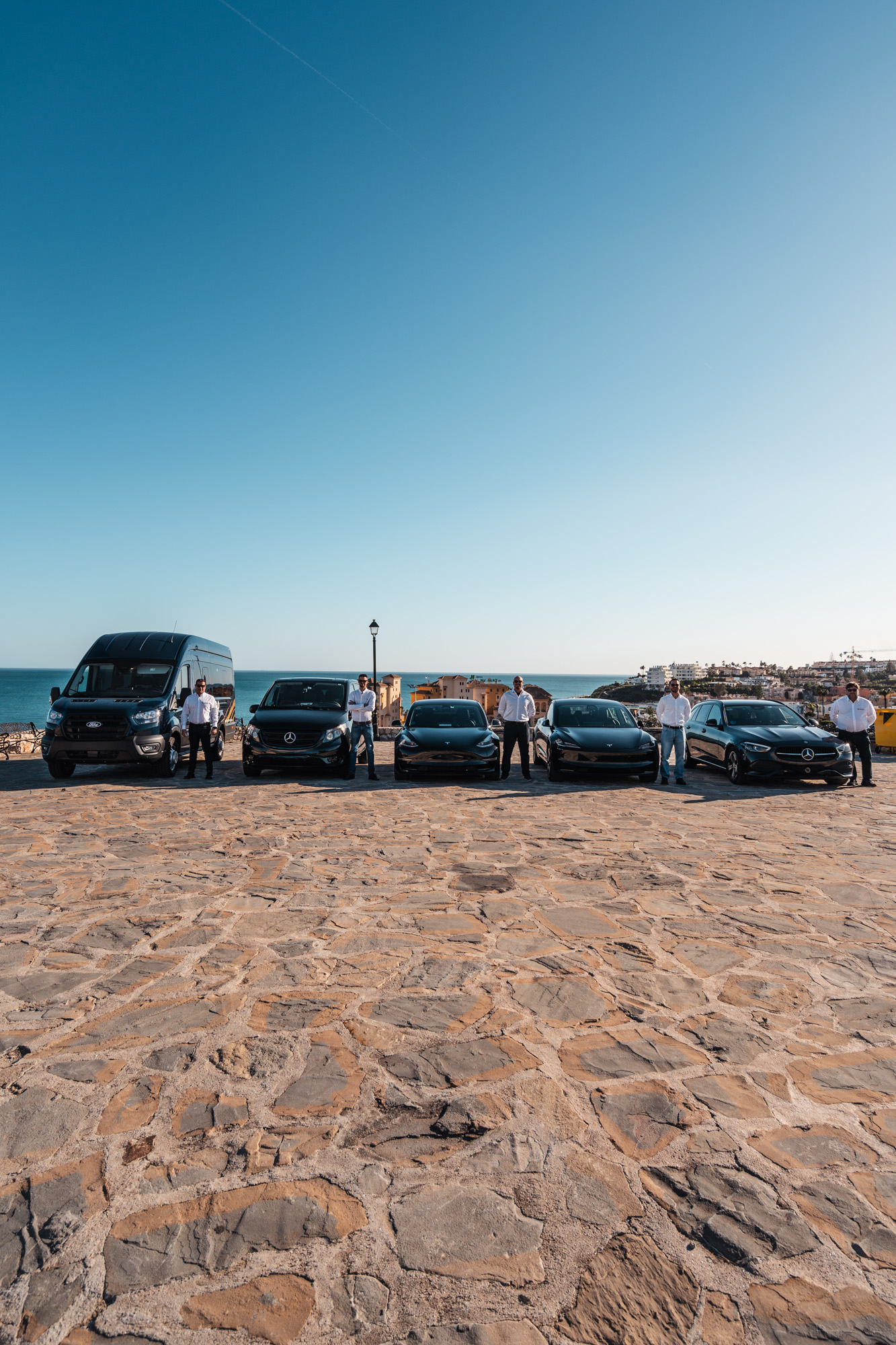 Vista aérea flota completa Nómada